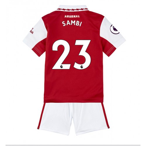 Dres Arsenal Albert Sambi Lokonga #23 Domaci za djecu 2022-23 Kratak Rukav (+ kratke hlače)